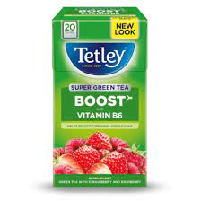 TETLEY SUPERGREEN BOOST IMMUNE MANGO/PINE TEA 53579