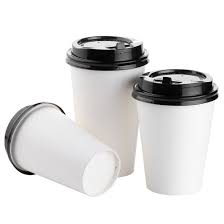 50 Pieces Paper Coffee/tea Cups With Spoon 36531