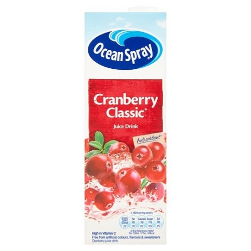 OCEAN SPRAY CRANBERRY CLASSIC JUICE 1LTR 50283