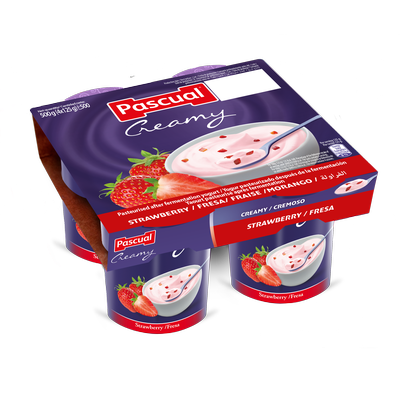 PASCUAL YOGURT CREAMY STRAWBERRY 125G 52935