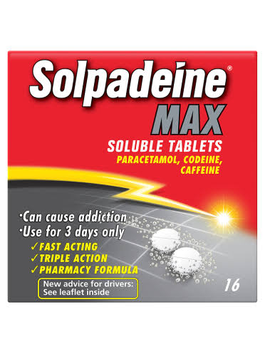 SOLPADEINE MAX SOLUBLE TABS 16' 36107
